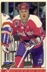 Alan May's seasons with the NHL Washington Capitals