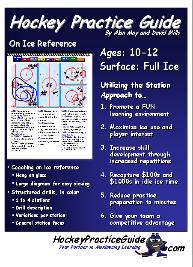 Hockey Practice Guide for Hockey Coaches to assist in providing structured hockey practices to maximize hockey player skills and coaching efficiency